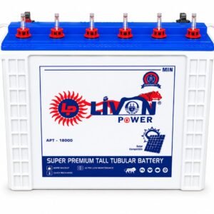 Livon Power APT-18000 Super Premium Tall Tubular Battery | Solar Compatible Inverter Battery | Long Backup | Low Maintenance